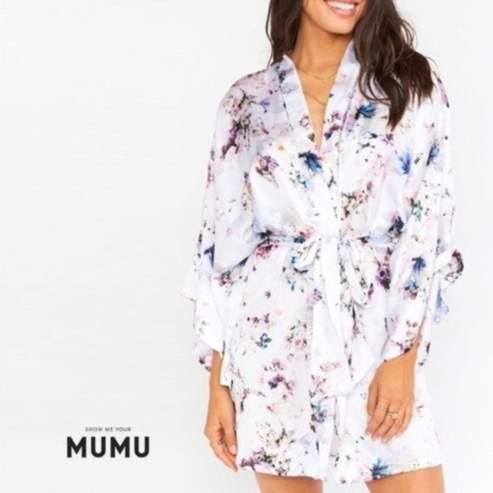 SHOW ME YOUR MUMU Floral Print Texas Kimono Medium RARE